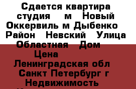 Сдается квартира студия 31 м,  Новый Оккервиль м Дыбенко › Район ­ Невский › Улица ­ Областная › Дом ­ 1 › Цена ­ 19 000 - Ленинградская обл., Санкт-Петербург г. Недвижимость » Квартиры аренда   